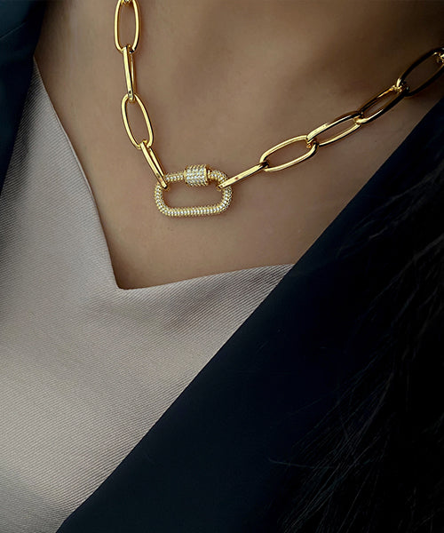 Screw Chain Necklace 나사 체인 목걸이