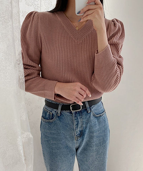 봉봉 브이 Bongbong V Neck Sweater