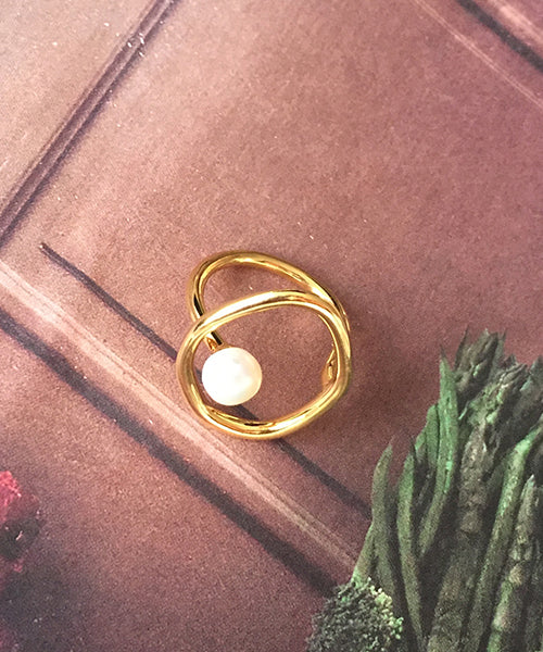 Oval Pearl Ring 오벌 진주 반지